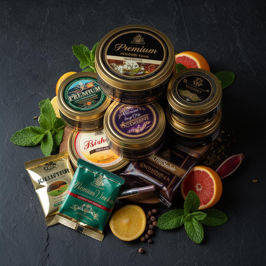 Selection of premium hookah tobacco